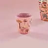 Rice Melamine Beker - Small - Jungle Animal Pink