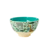 Rice Melamine Kom All Over Jungle Animals Green Small Rice Melamine Kom All Over Jungle Animals Green Small