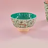 Rice Melamine Kom All Over Jungle Animals Green Small Rice Melamine Kom All Over Jungle Animals Green Small