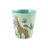 Rice Melamine Beker - Small - Jungle Animal Blue