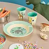 Rice Melamine Beker - Small - Jungle Animal Blue