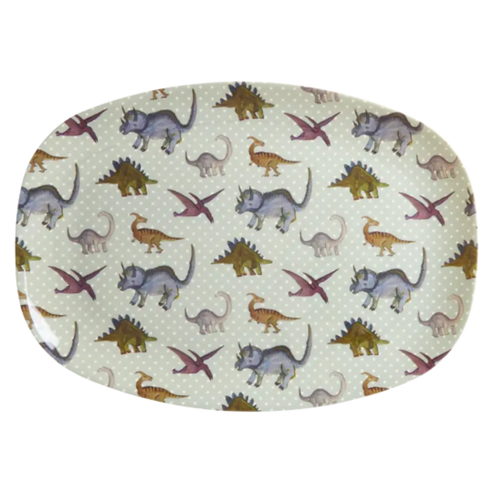 Rice Melamine Rechthoekig Bord - New Dino Rice Melamine Rechthoekig Bord - New Dino