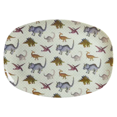 Rice Melamine Rechthoekig Bord - New Dino Rice Melamine Rechthoekig Bord - New Dino