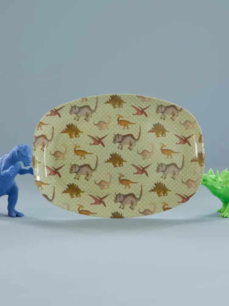 Rice Melamine Rechthoekig Bord - New Dino Rice Melamine Rechthoekig Bord - New Dino