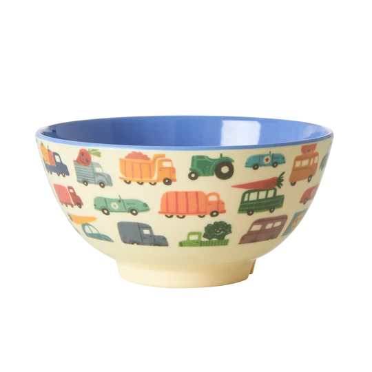 Melamine Kom Happy Cars Medium afbeelding