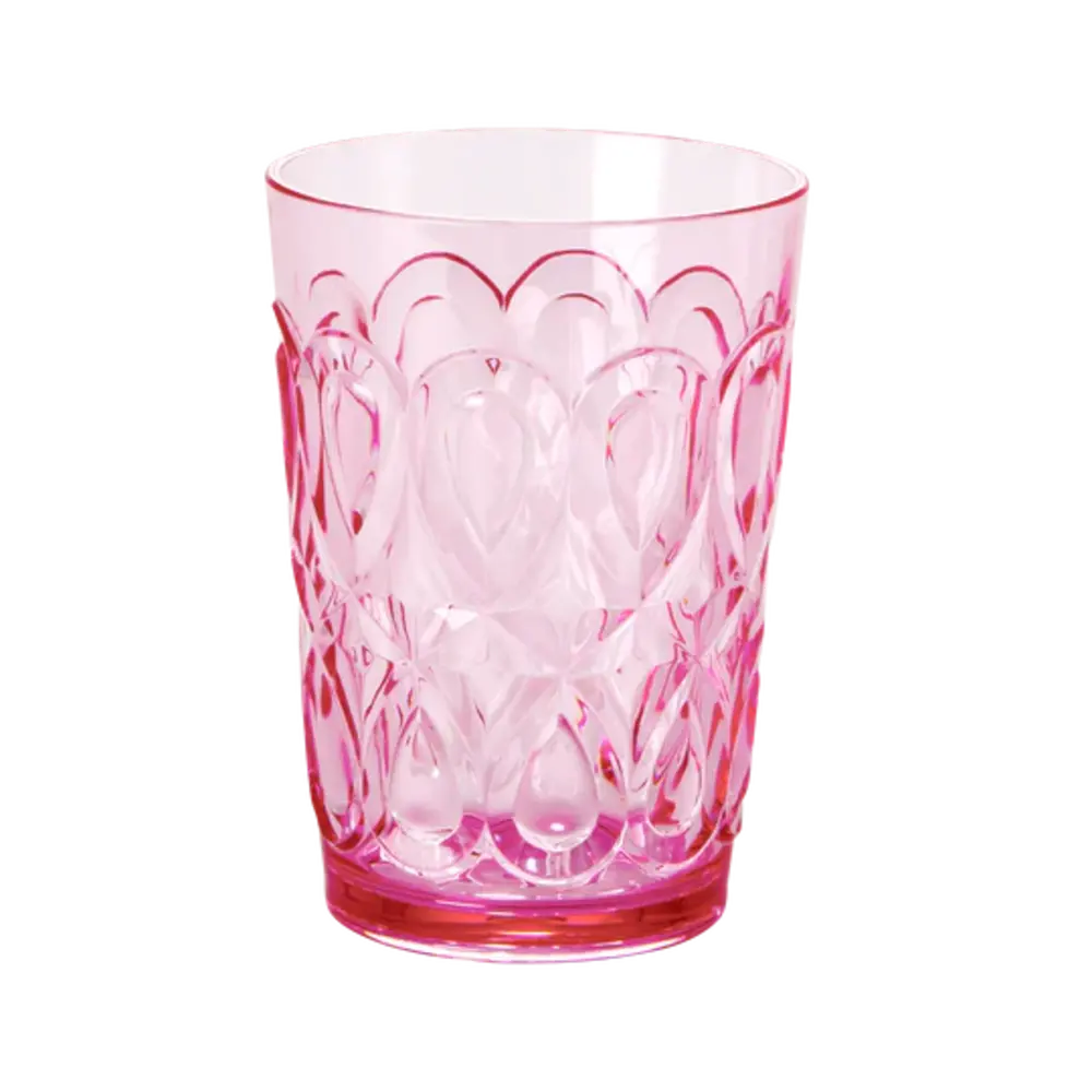 Rice Kunststof Glas Pink Rice Kunststof Glas Pink