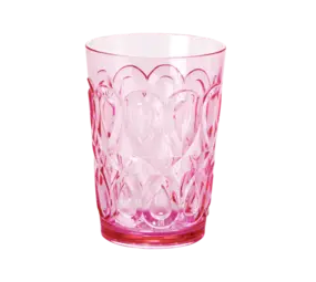 Rice Kunststof Glas Pink Rice Kunststof Glas Pink