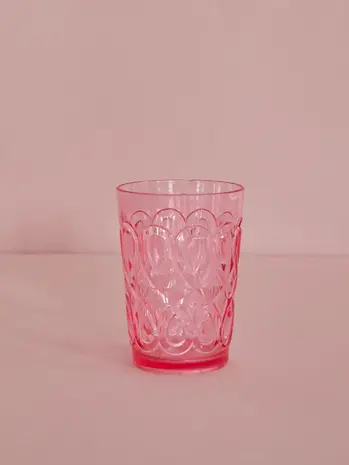 Rice Kunststof Glas Pink Rice Kunststof Glas Pink