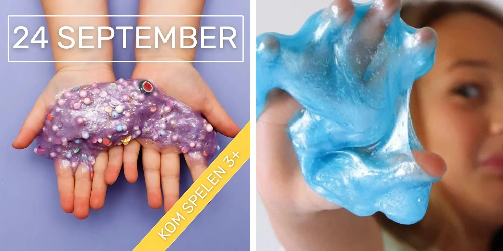 Kom spelen met slijm bij Lazy Lama