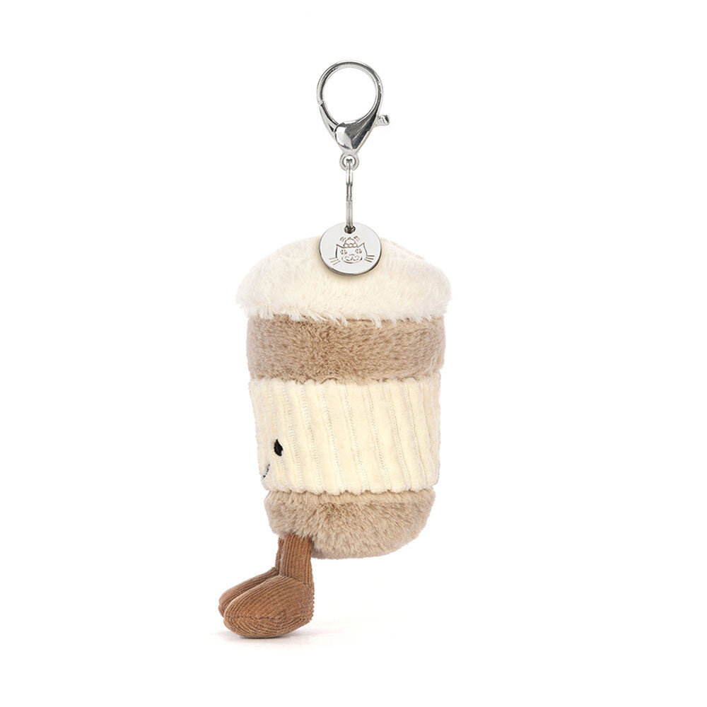 Jellycat Sleutelhanger Amuseable Coffee-To-Go Bag Charm Jellycat Sleutelhanger Amuseable Coffee-To-Go Bag Charm
