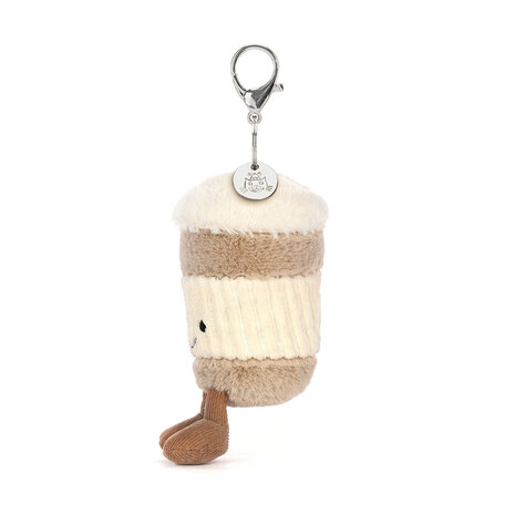 Jellycat Sleutelhanger Amuseable Coffee-To-Go Bag Charm Jellycat Sleutelhanger Amuseable Coffee-To-Go Bag Charm