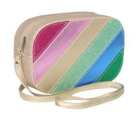 Mimi & Lula Tasje Dazzle Rainbow Stripe Bright Mimi & Lula Tasje Dazzle Rainbow Stripe Bright