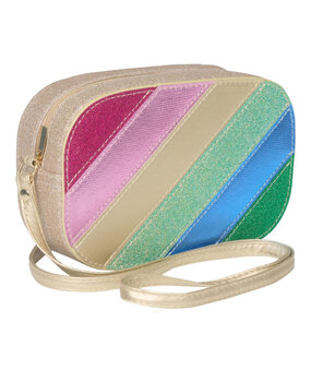 Mimi & Lula Tasje Dazzle Rainbow Stripe Bright