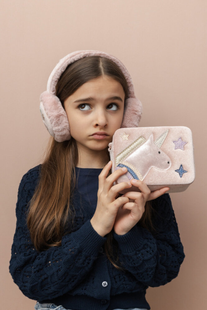 Mimi & Lula Tasje Unicorn Boxy Pink