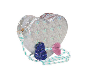 Mimi & Lula Tasje Mega Sparkle Heart Pink Mimi & Lula Tasje Mega Sparkle Heart Pink