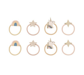 Mimi & Lula Haarelastiekjes Mini Celeste Unicorn Pink Mimi & Lula Haarelastiekjes Mini Celeste Unicorn Pink