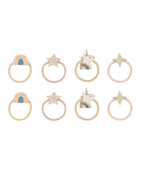 Mimi & Lula Haarelastiekjes Mini Celeste Unicorn Pink
