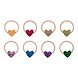 Mimi & Lula Haarelastiekjes Mini Jazzy Heart Bright Mimi & Lula Haarelastiekjes Mini Jazzy Heart Bright