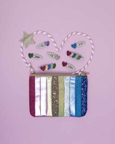 Mimi & Lula Tasje Dancing Queen Stripe Bright