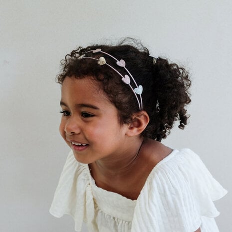 Mimi & Lula Haarband Alice Heart Pink