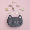 Mimi & Lula Tasje Kitty Cat Grey