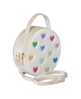 Mimi & Lula Tasje Jazzy Hearts Velvet Beige