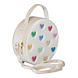 Mimi & Lula Tasje Jazzy Hearts Velvet Beige Mimi & Lula Tasje Jazzy Hearts Velvet Beige