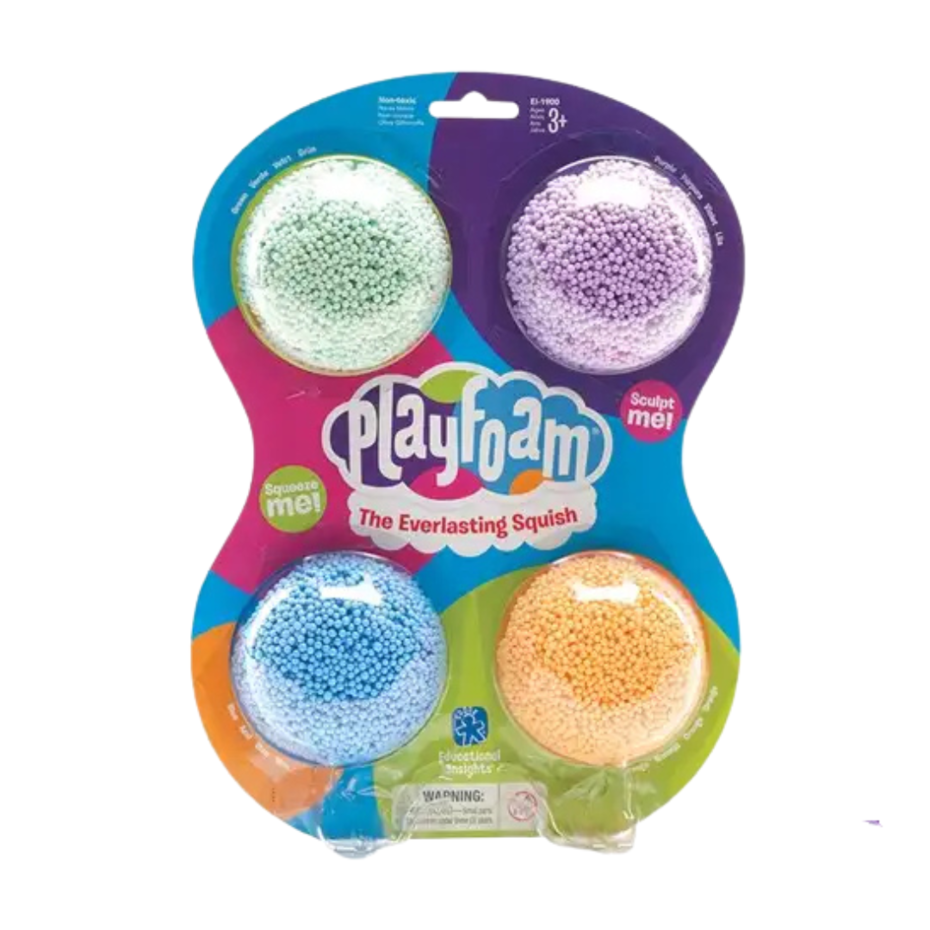 Playfoam Learning Resources - Paquet De 6 Couleurs Mousse Sensorielle Non Collante