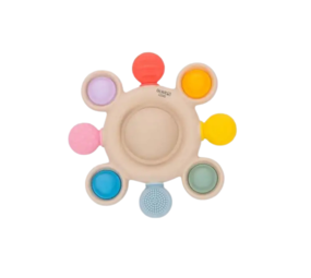 TickiT Silisoft Druk Gaatjes Bijtspeelgoed Regenboog TickiT Silisoft Druk Gaatjes Bijtspeelgoed Regenboog
