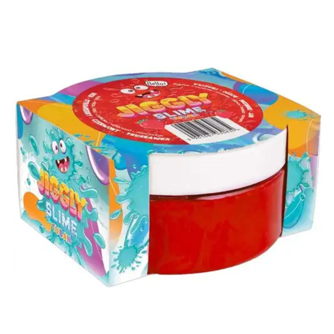 Jiggly Slime Red Strawberry 200 gram afbeelding
