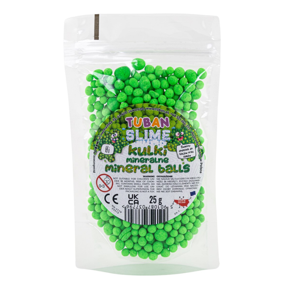 Tuban Slime Mineral Balls Green 25 gram Tuban Slime Mineral Balls Green 25 gram