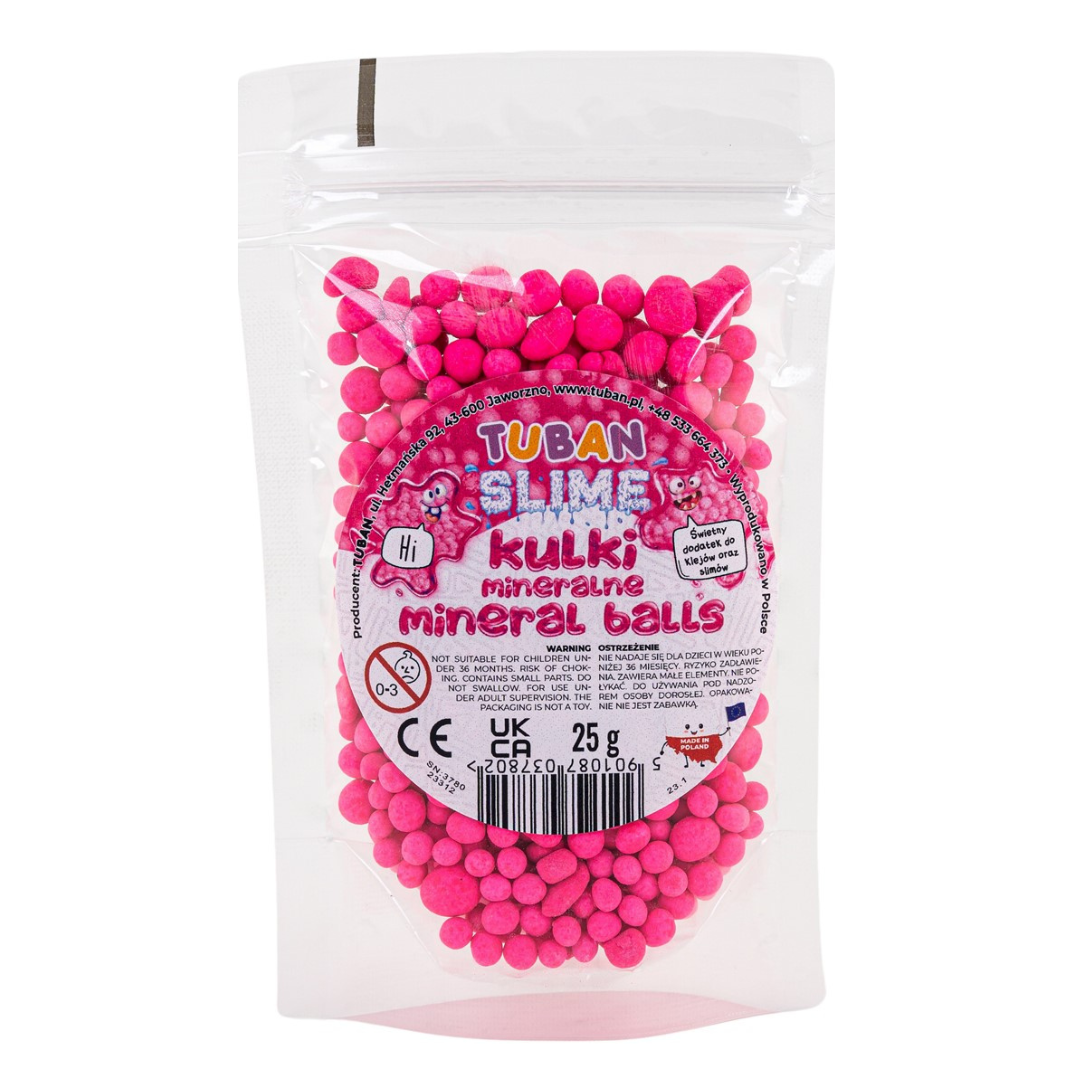 Slime Mineral Balls Pink 25 gram afbeelding