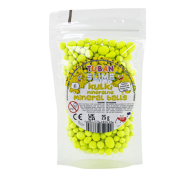 Tuban Slime Mineral Balls Lime 25 gram Tuban Slime Mineral Balls Lime 25 gram