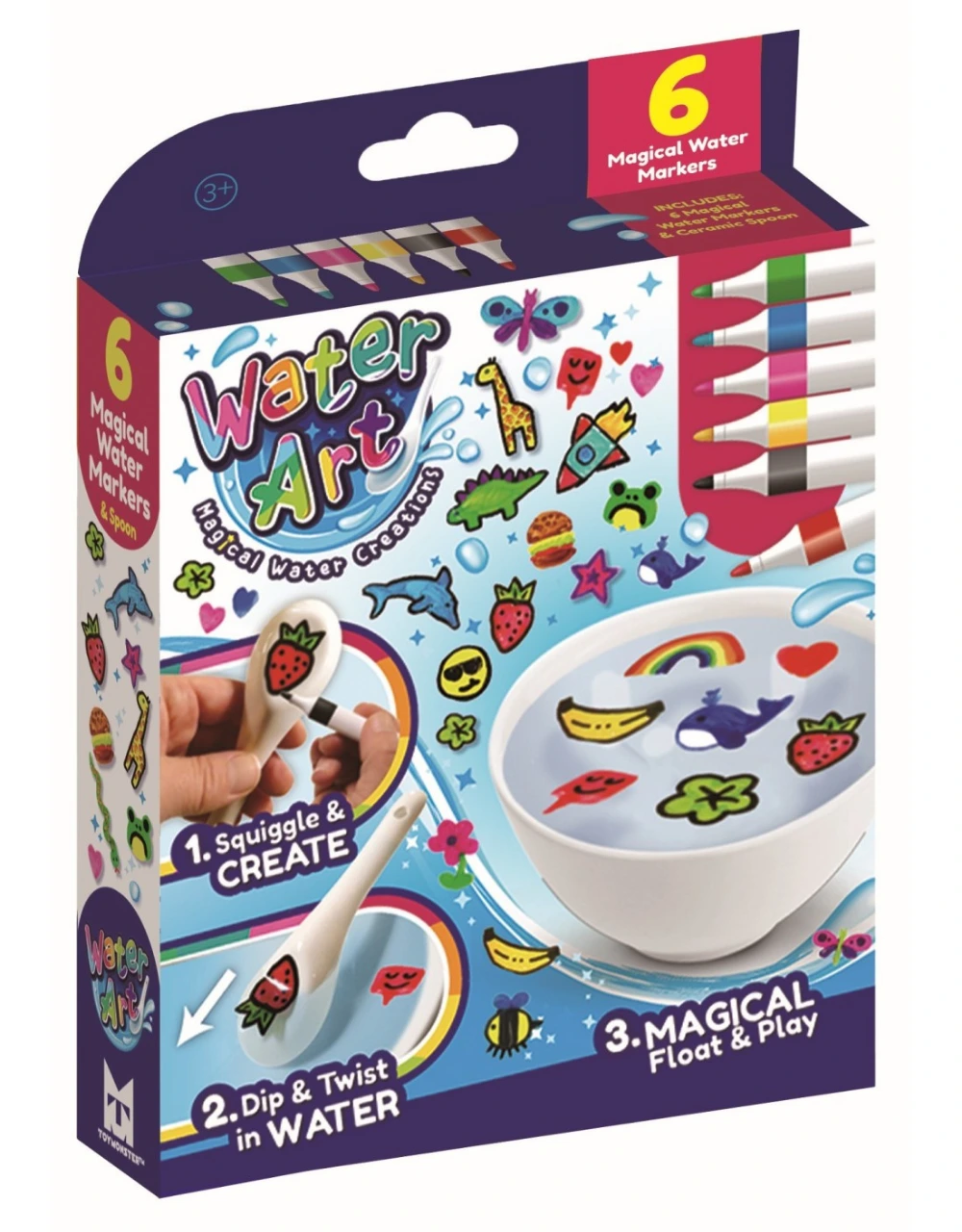 6-pack magische water markers afbeelding