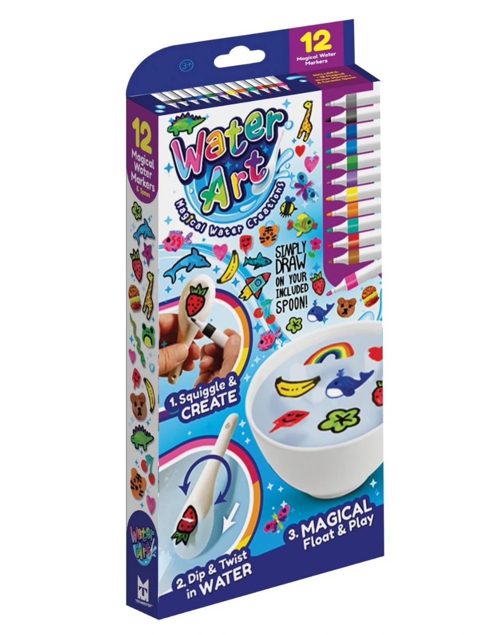 12-pack magische water markers afbeelding