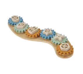 TickiT Silisoft Tandwiel Puzzel Neutrale Kleuren TickiT Silisoft Tandwiel Puzzel Neutrale Kleuren