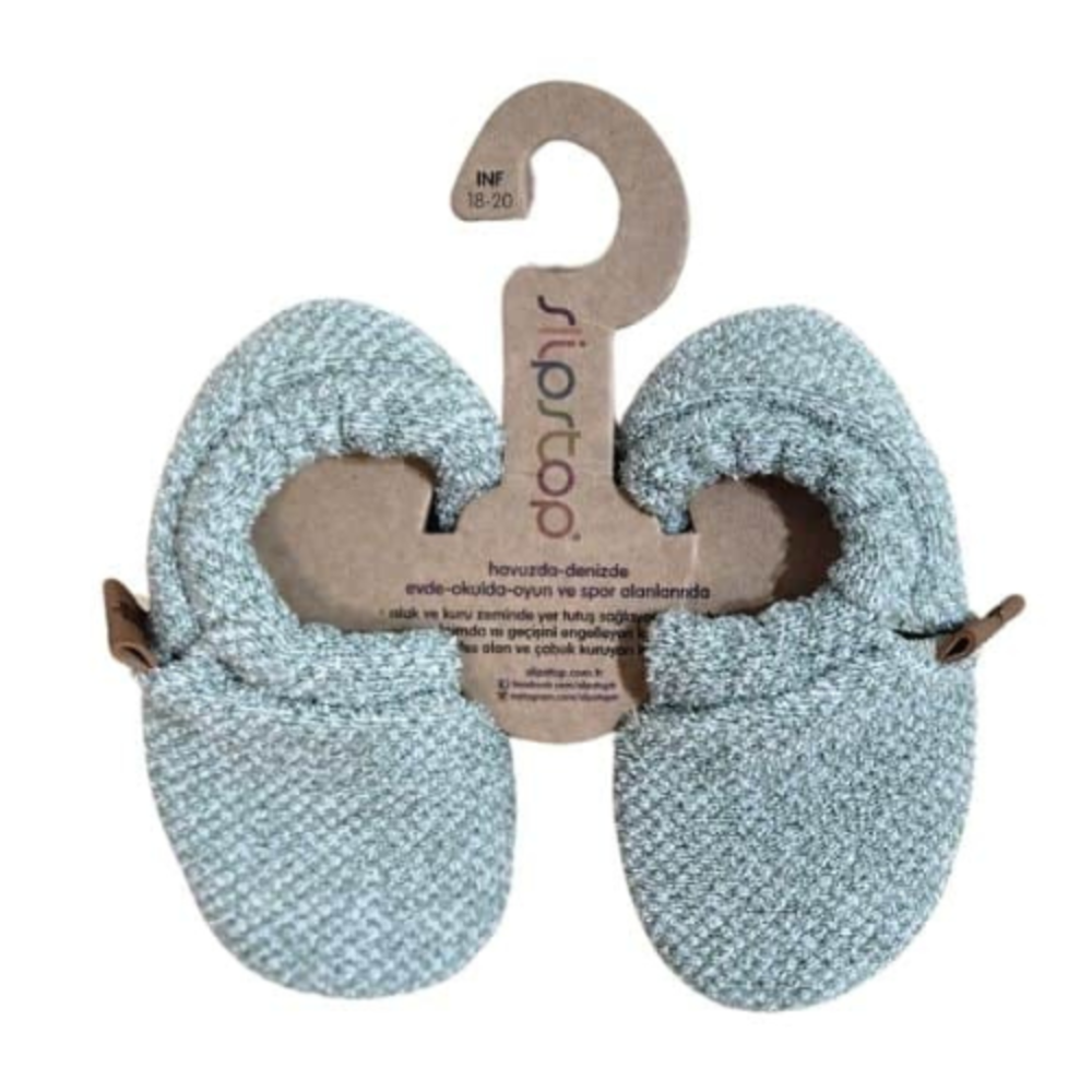 SlipStop Booties Softgreen