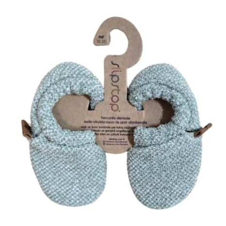 SlipStop Booties Softgreen