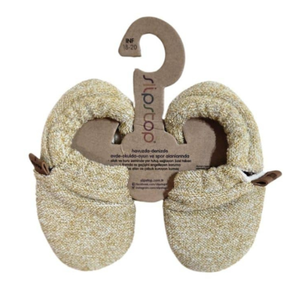 SlipStop Booties Mustard