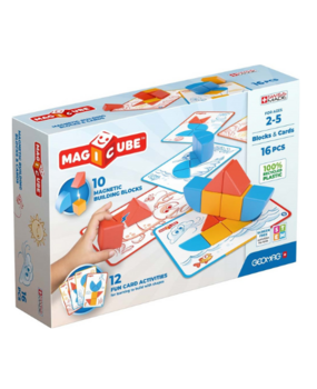 Geomag Magicube Shapes Blocks & Cards 16-delig Geomag Magicube Shapes Blocks & Cards 16-delig