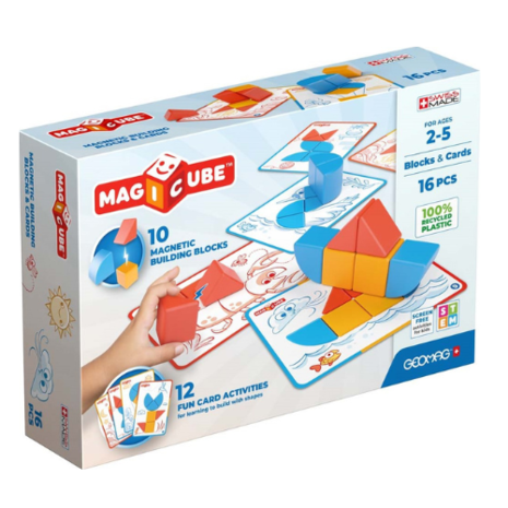 Geomag Magicube Shapes Blocks & Cards 16-delig
