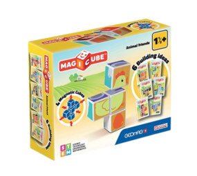Geomag Magicube Animal Friends & Cards 7-delig Geomag Magicube Animal Friends & Cards 7-delig