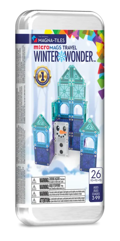 Magna Tiles Micro Mags Winter Wonder Travel Set