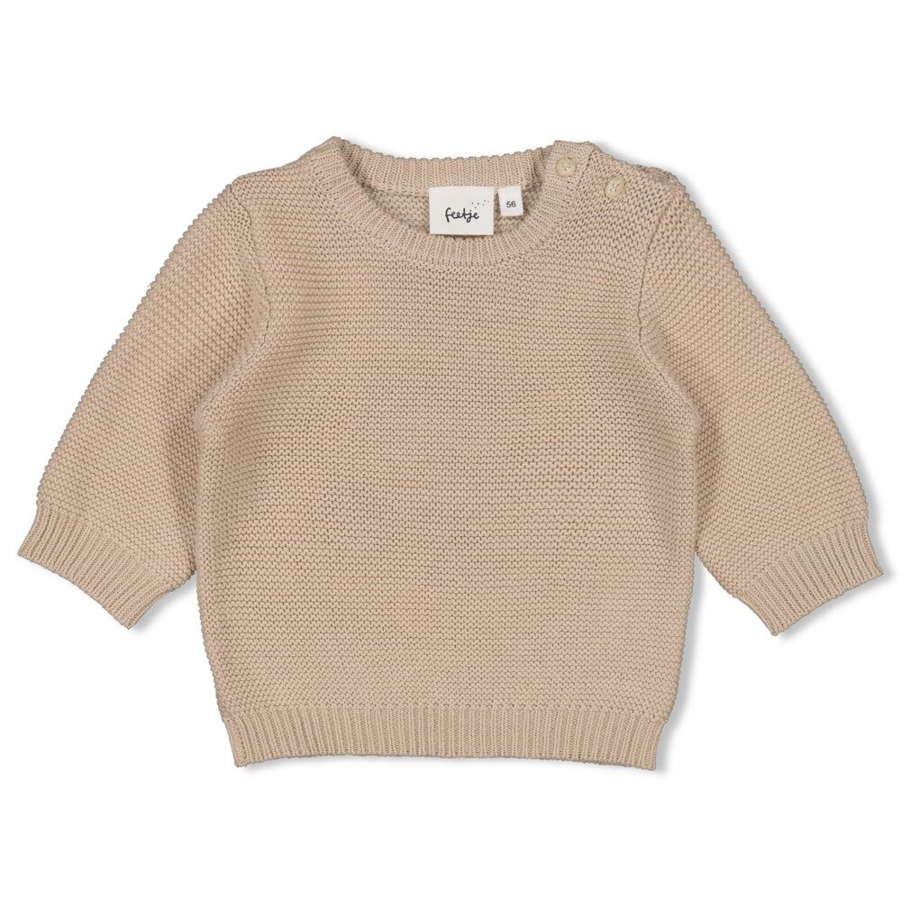Feetje Babykleding Sweater Sleepy Sheepy Zand