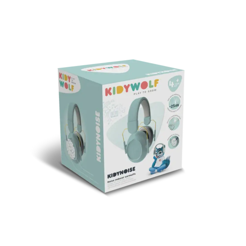 KidyWolf KIDYNOISE Koptelefoon Blauw KidyWolf KIDYNOISE Koptelefoon Blauw