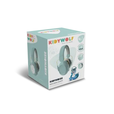 KidyWolf KIDYNOISE Koptelefoon Blauw KidyWolf KIDYNOISE Koptelefoon Blauw