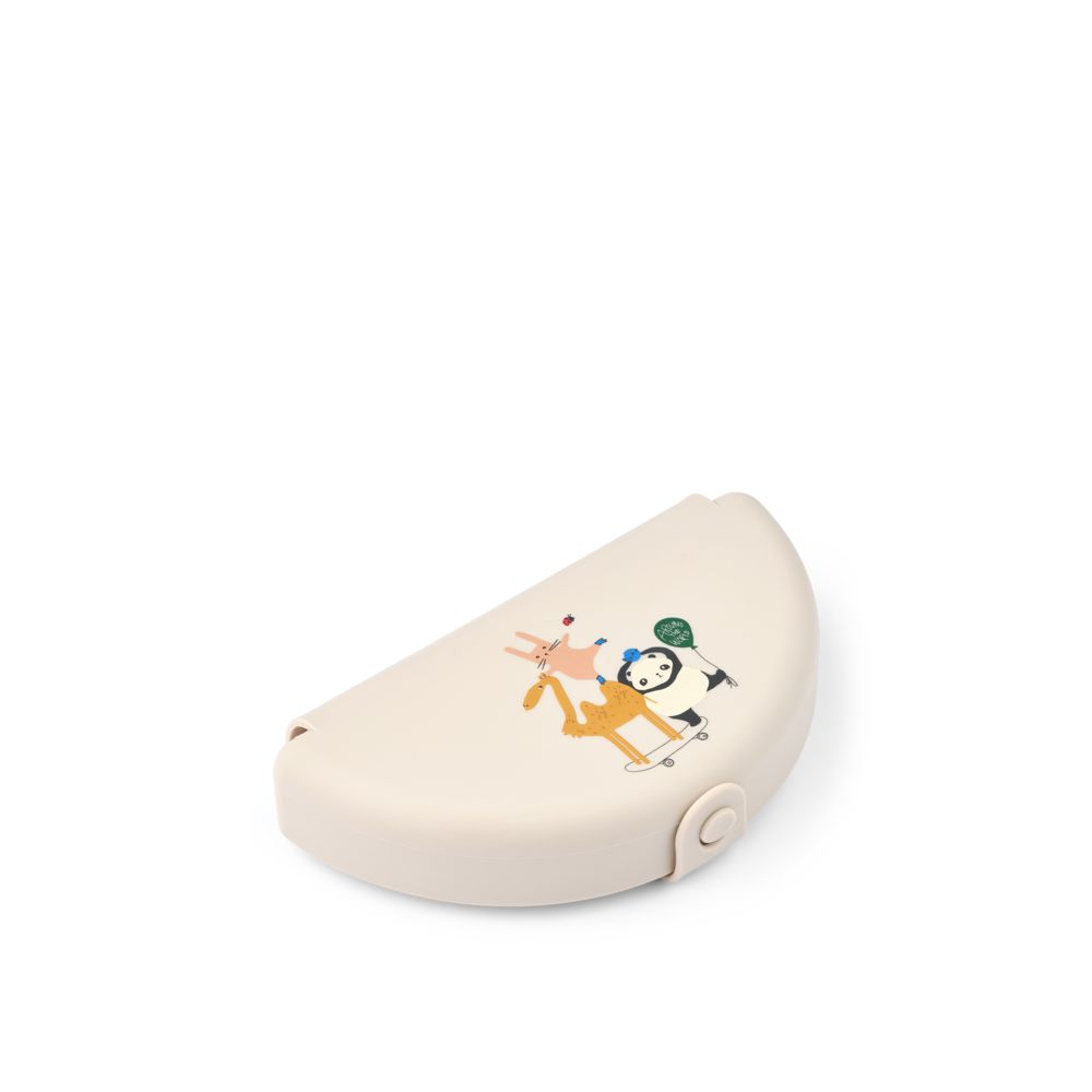 Liewood Snackbox Eugene Opvouwbaar Around the World Sandy Liewood Snackbox Eugene Opvouwbaar Around the World Sandy