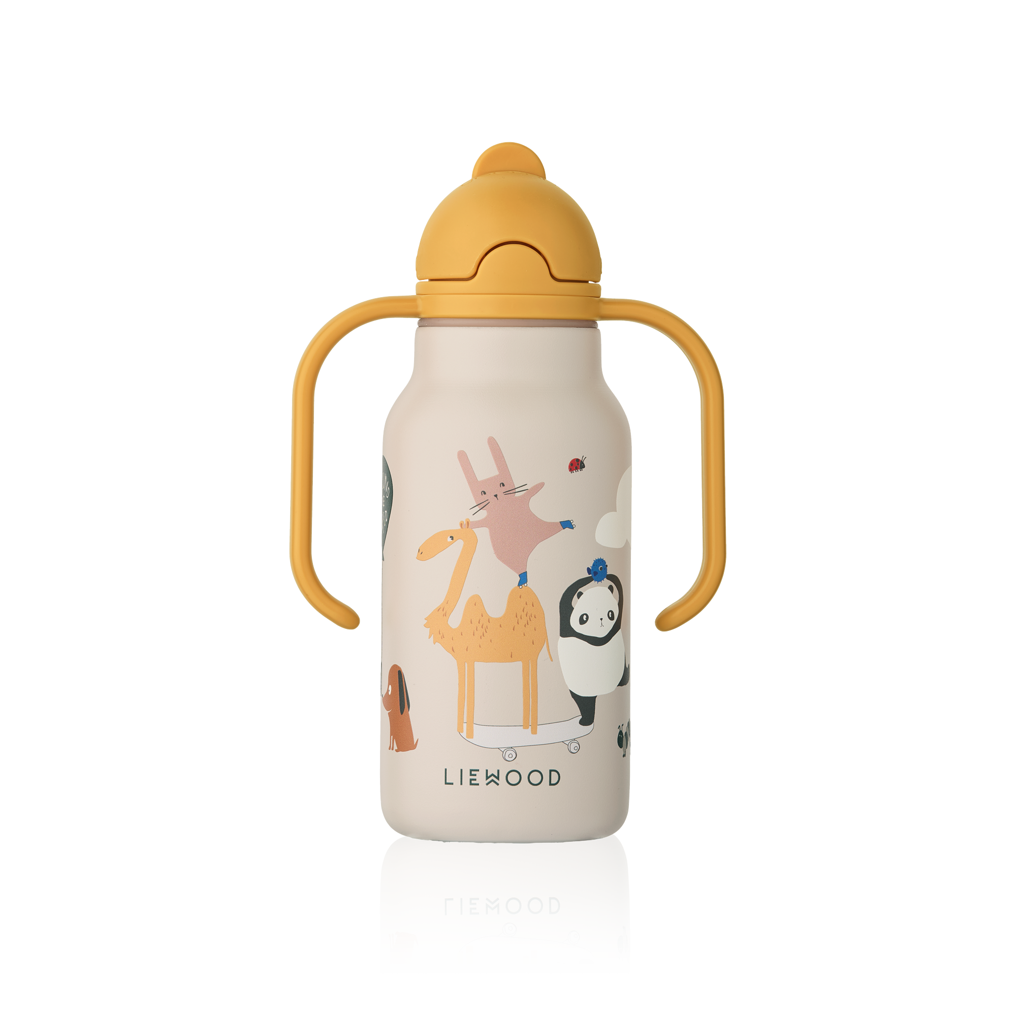 Drinkfles Kimmie Water Bottle 250 ml Around the World Sandy afbeelding