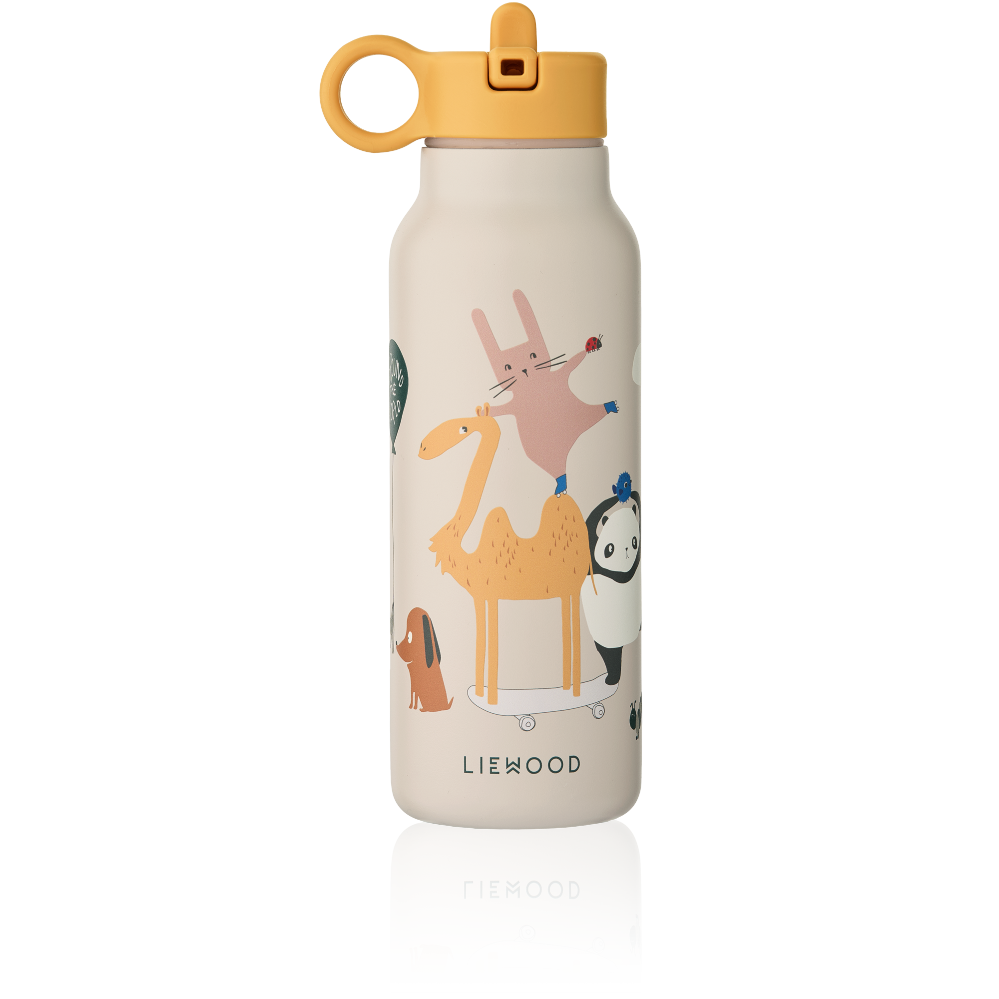 Drinkfles Falk Water Bottle 350 ml Around the World Sandy afbeelding