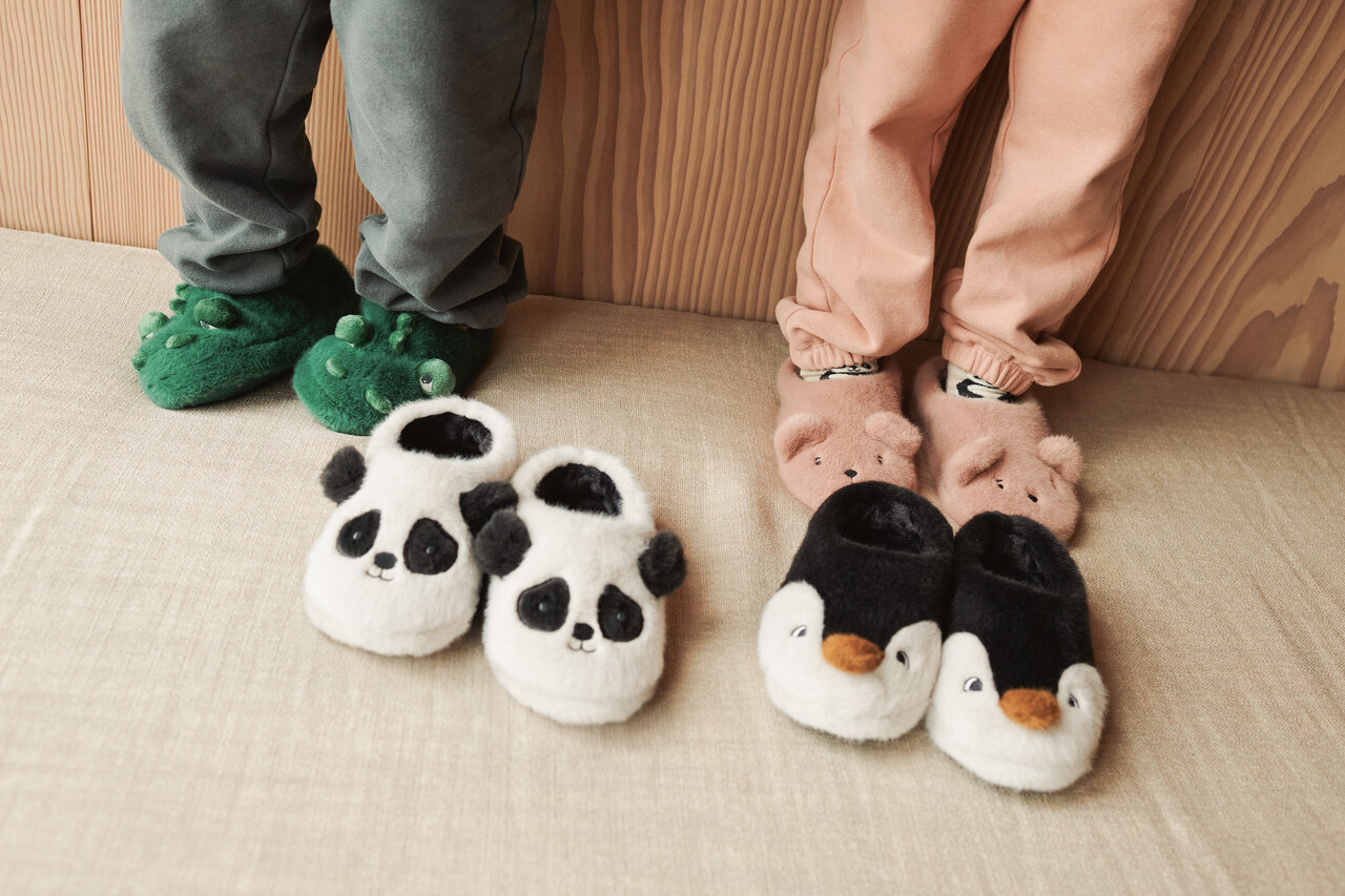 Liewood Sloffen Aviaja Panda - Sandy Dark Grey Liewood Sloffen Aviaja Panda - Sandy Dark Grey